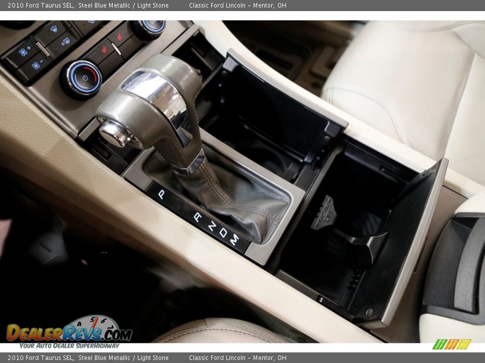 2010 Ford Taurus SEL Steel Blue Metallic / Light Stone Photo #14