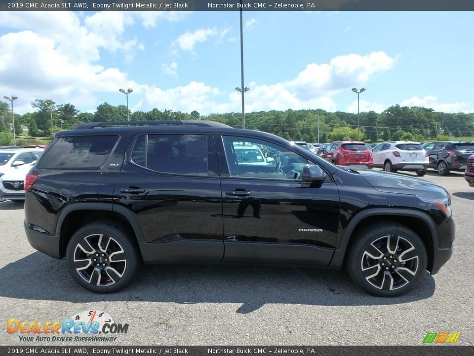 2019 GMC Acadia SLT AWD Ebony Twilight Metallic / Jet Black Photo #4