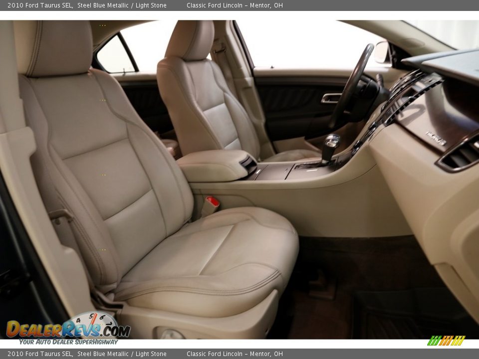 2010 Ford Taurus SEL Steel Blue Metallic / Light Stone Photo #15