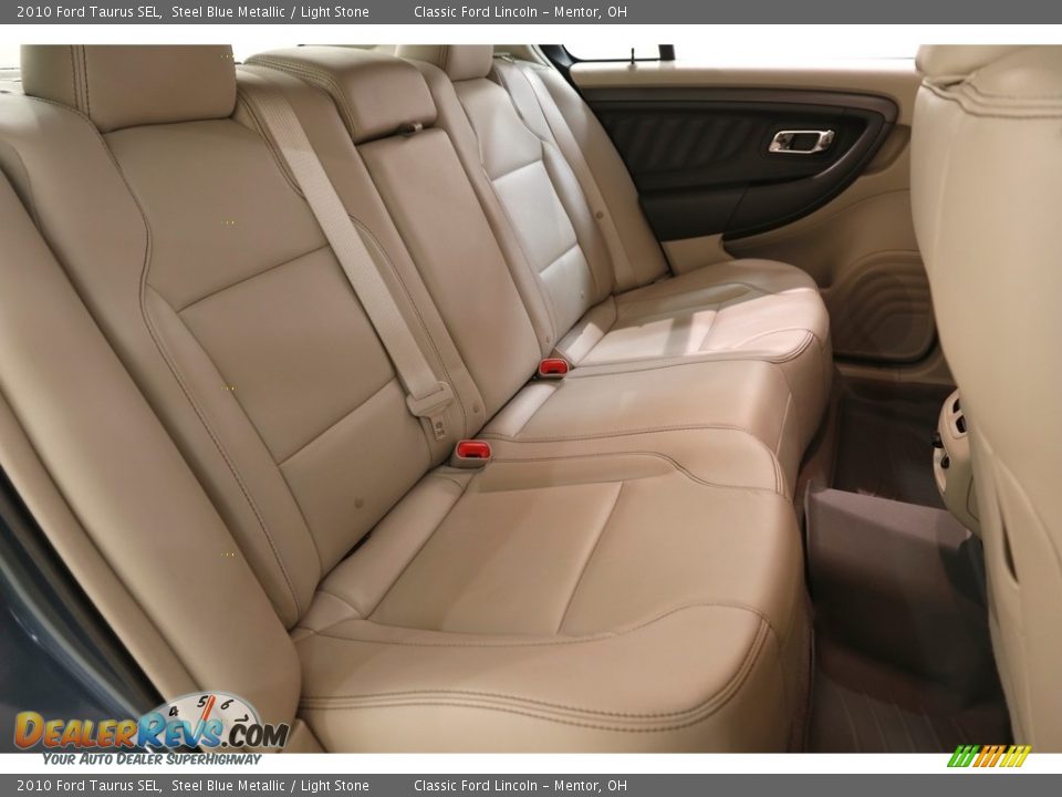 2010 Ford Taurus SEL Steel Blue Metallic / Light Stone Photo #16