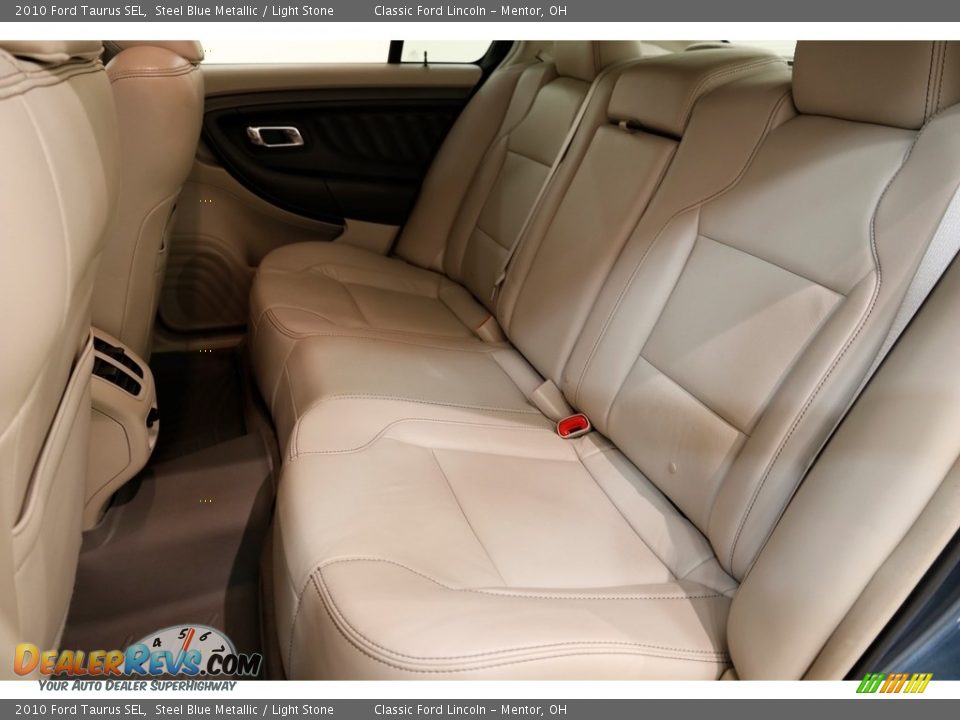 2010 Ford Taurus SEL Steel Blue Metallic / Light Stone Photo #17