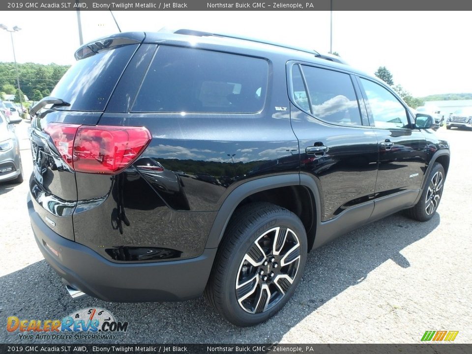 2019 GMC Acadia SLT AWD Ebony Twilight Metallic / Jet Black Photo #5
