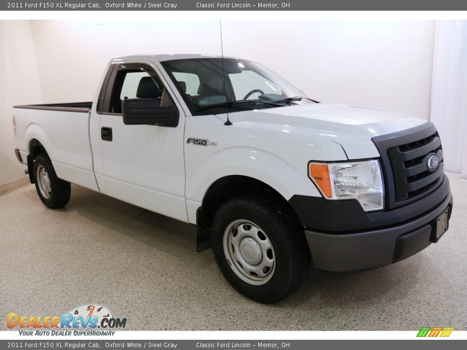 2011 Ford F150 XL Regular Cab Oxford White / Steel Gray Photo #1