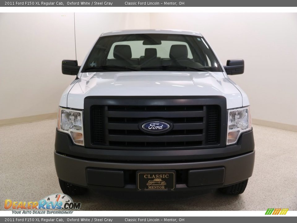 2011 Ford F150 XL Regular Cab Oxford White / Steel Gray Photo #2