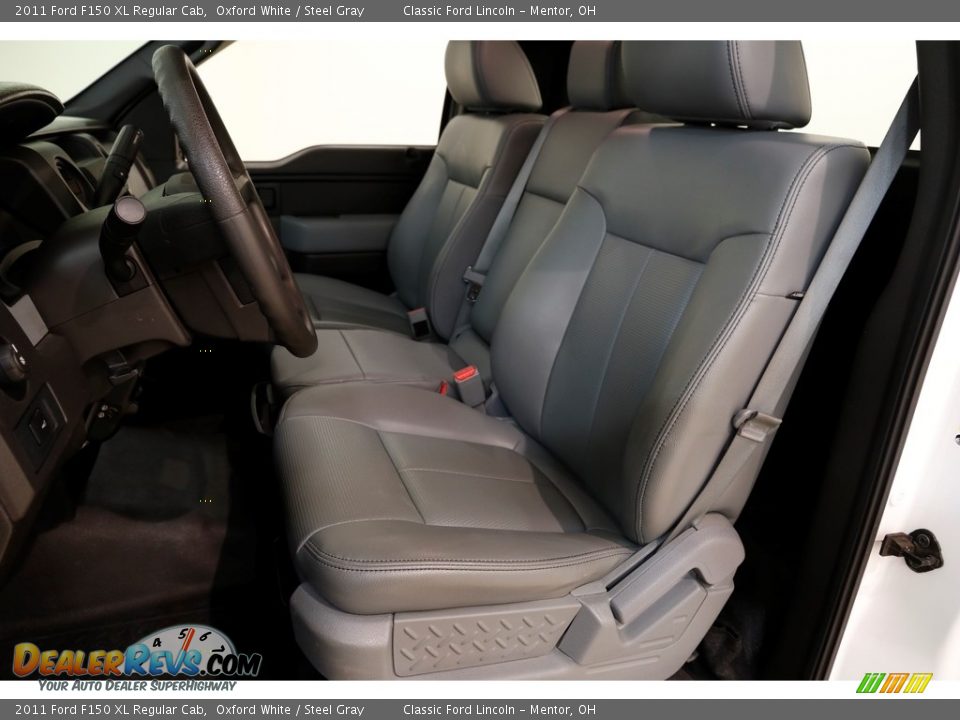 2011 Ford F150 XL Regular Cab Oxford White / Steel Gray Photo #5