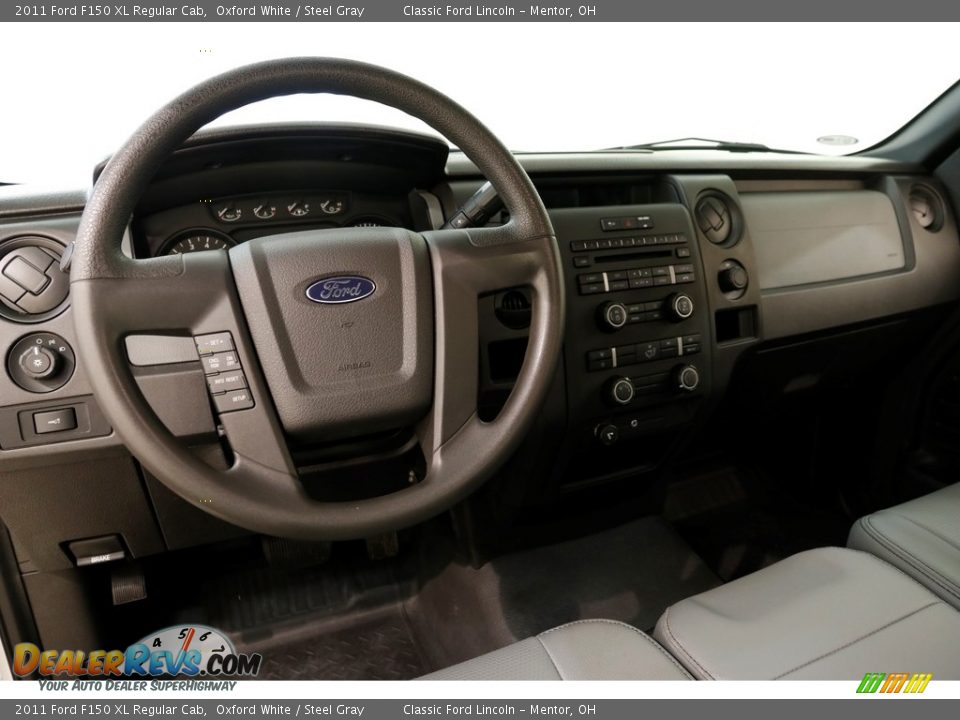 2011 Ford F150 XL Regular Cab Oxford White / Steel Gray Photo #6
