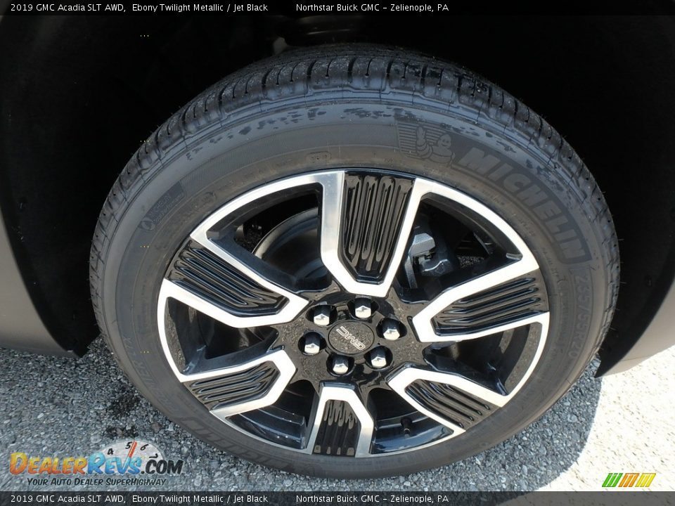 2019 GMC Acadia SLT AWD Ebony Twilight Metallic / Jet Black Photo #10