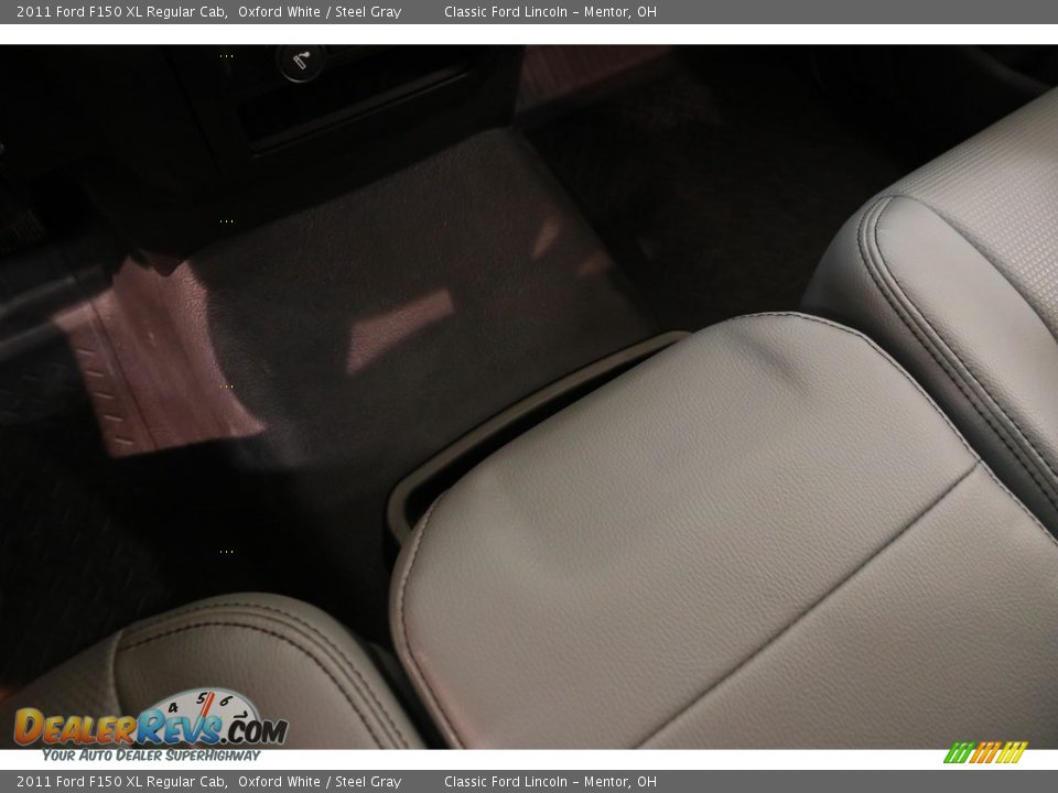 2011 Ford F150 XL Regular Cab Oxford White / Steel Gray Photo #12