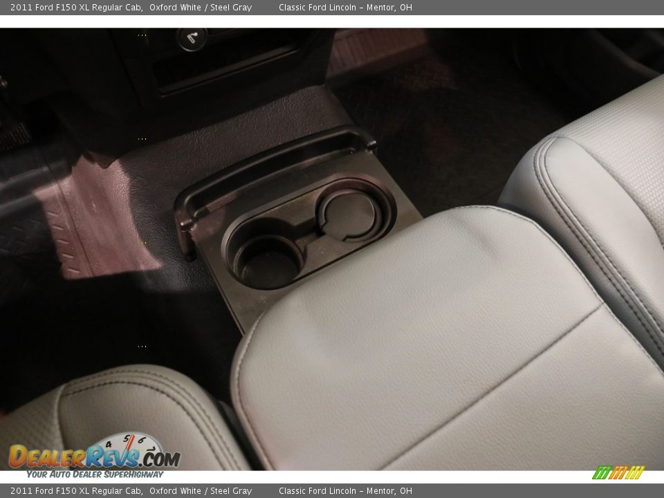 2011 Ford F150 XL Regular Cab Oxford White / Steel Gray Photo #13