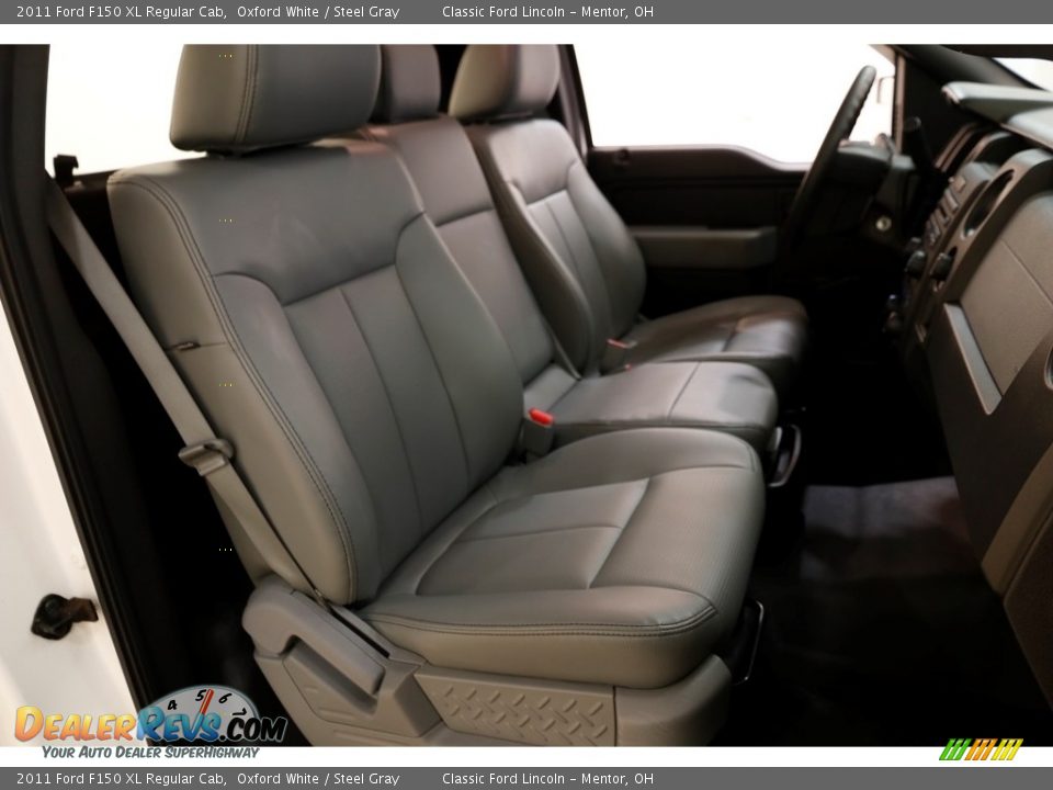 2011 Ford F150 XL Regular Cab Oxford White / Steel Gray Photo #14