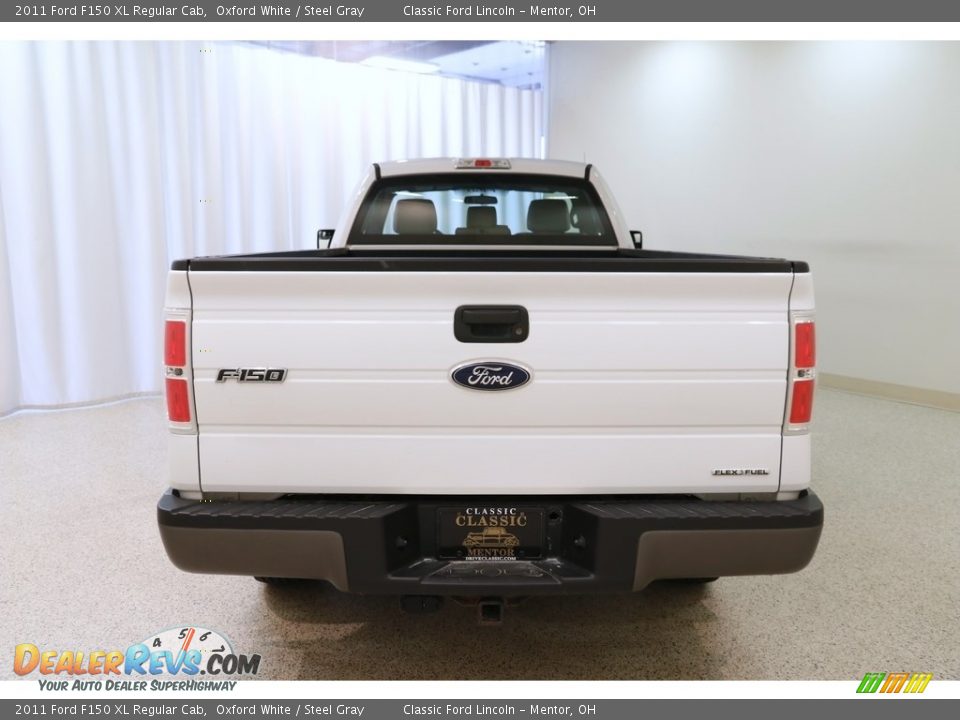 2011 Ford F150 XL Regular Cab Oxford White / Steel Gray Photo #15