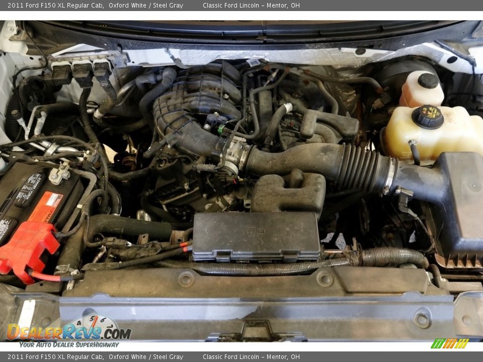 2011 Ford F150 XL Regular Cab Oxford White / Steel Gray Photo #16