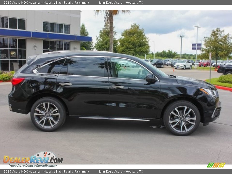 2019 Acura MDX Advance Majestic Black Pearl / Parchment Photo #8