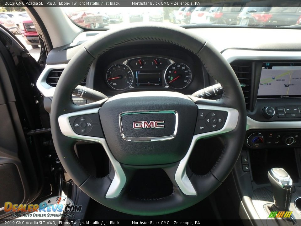 2019 GMC Acadia SLT AWD Ebony Twilight Metallic / Jet Black Photo #17