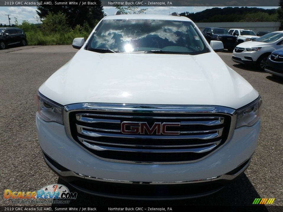 2019 GMC Acadia SLE AWD Summit White / Jet Black Photo #2