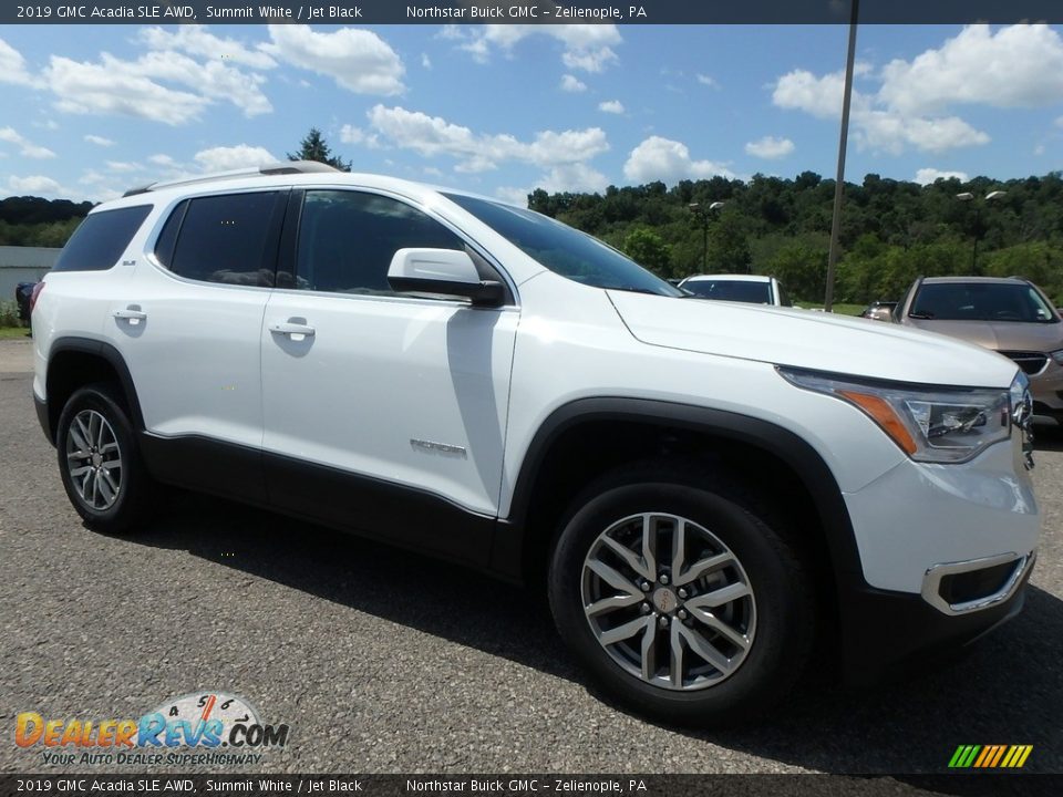 2019 GMC Acadia SLE AWD Summit White / Jet Black Photo #3