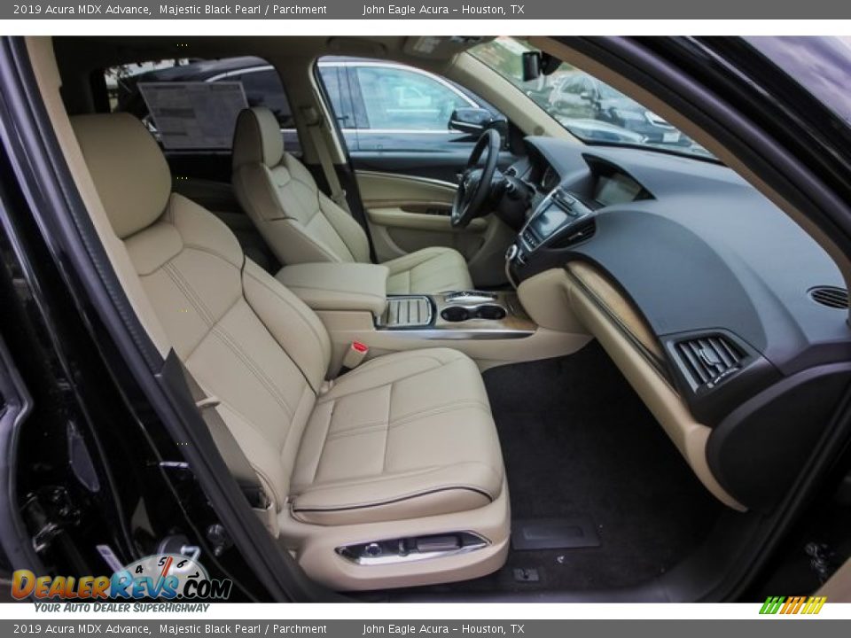 2019 Acura MDX Advance Majestic Black Pearl / Parchment Photo #25