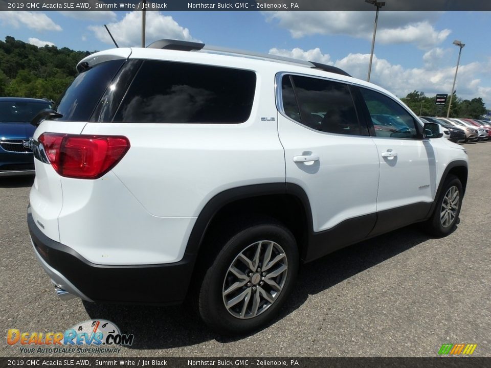 2019 GMC Acadia SLE AWD Summit White / Jet Black Photo #5