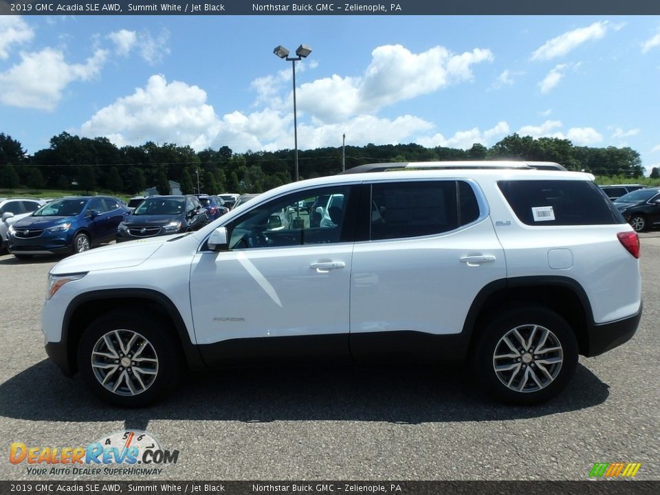 2019 GMC Acadia SLE AWD Summit White / Jet Black Photo #9
