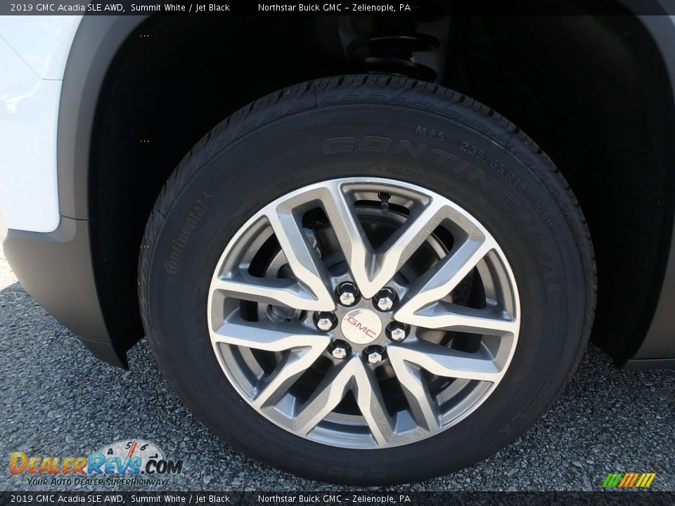 2019 GMC Acadia SLE AWD Summit White / Jet Black Photo #10