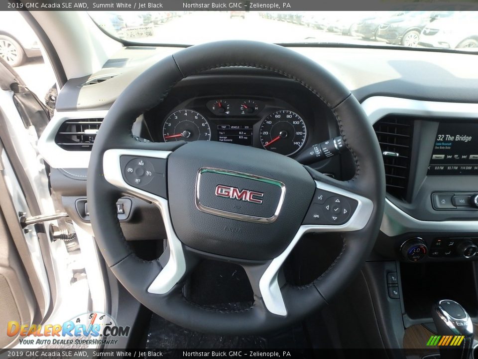 2019 GMC Acadia SLE AWD Summit White / Jet Black Photo #17