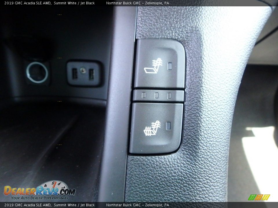 2019 GMC Acadia SLE AWD Summit White / Jet Black Photo #19
