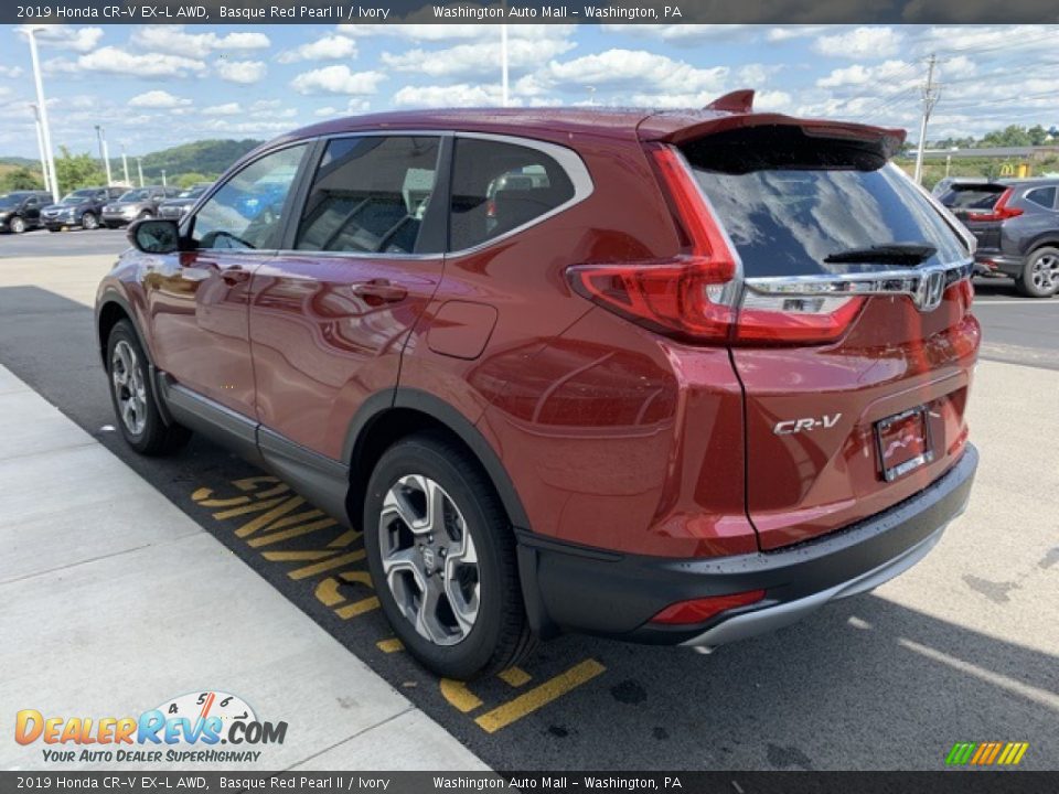 2019 Honda CR-V EX-L AWD Basque Red Pearl II / Ivory Photo #5
