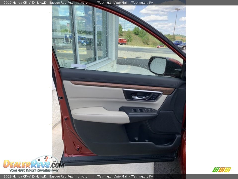 2019 Honda CR-V EX-L AWD Basque Red Pearl II / Ivory Photo #10