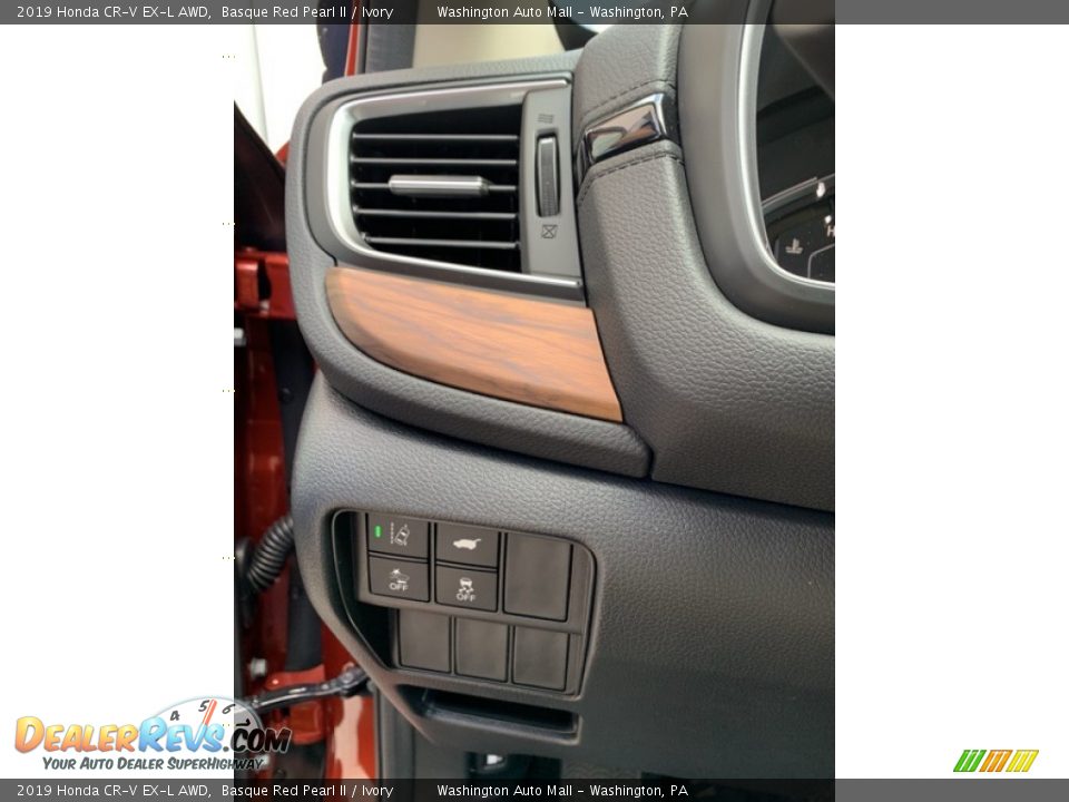 2019 Honda CR-V EX-L AWD Basque Red Pearl II / Ivory Photo #12