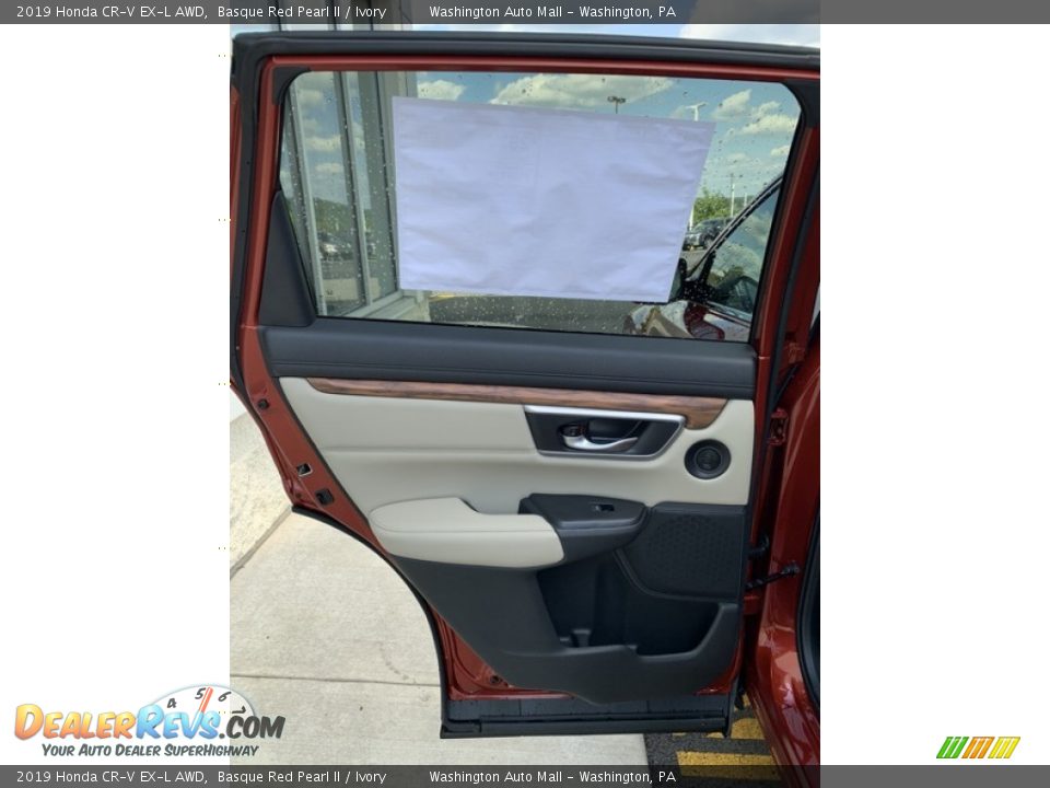 2019 Honda CR-V EX-L AWD Basque Red Pearl II / Ivory Photo #16