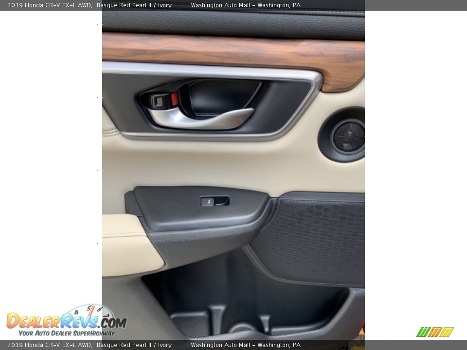 2019 Honda CR-V EX-L AWD Basque Red Pearl II / Ivory Photo #17