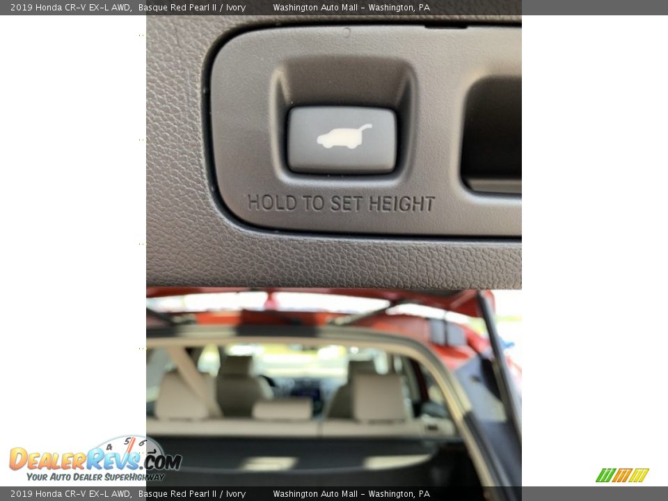 2019 Honda CR-V EX-L AWD Basque Red Pearl II / Ivory Photo #22