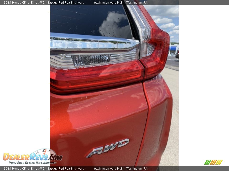 2019 Honda CR-V EX-L AWD Basque Red Pearl II / Ivory Photo #23