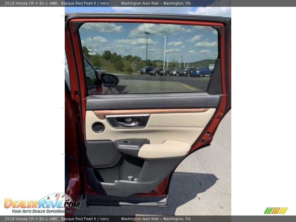 2019 Honda CR-V EX-L AWD Basque Red Pearl II / Ivory Photo #24