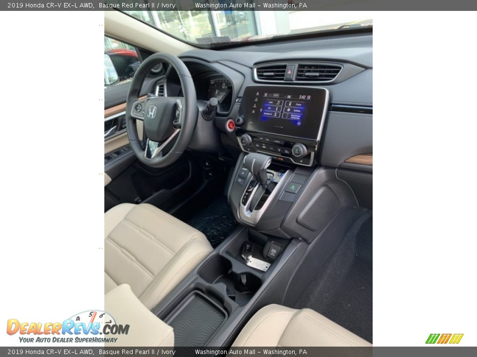 2019 Honda CR-V EX-L AWD Basque Red Pearl II / Ivory Photo #29