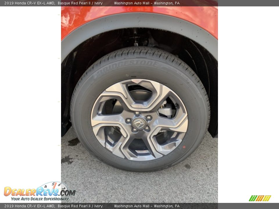 2019 Honda CR-V EX-L AWD Basque Red Pearl II / Ivory Photo #31