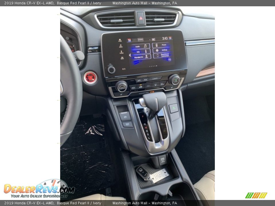 2019 Honda CR-V EX-L AWD Basque Red Pearl II / Ivory Photo #33