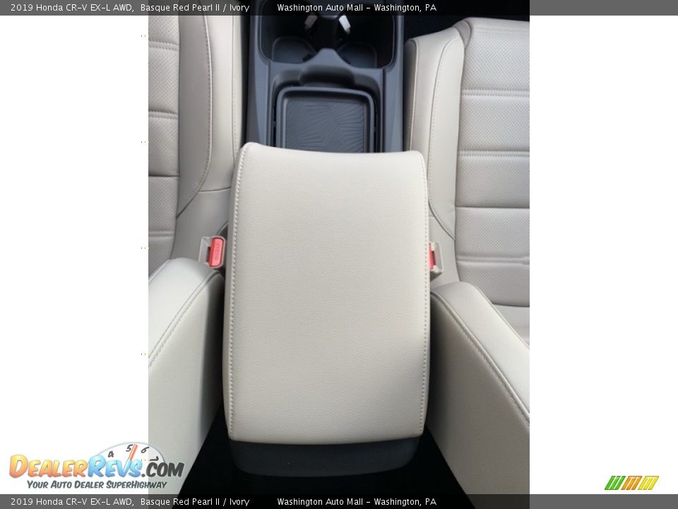 2019 Honda CR-V EX-L AWD Basque Red Pearl II / Ivory Photo #35
