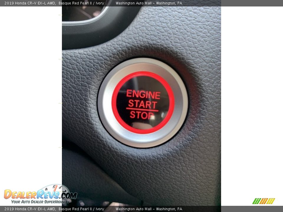 2019 Honda CR-V EX-L AWD Basque Red Pearl II / Ivory Photo #36