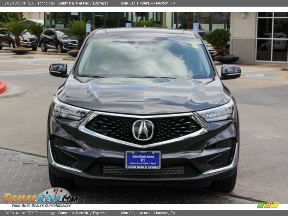 2020 Acura RDX Technology Gunmetal Metallic / Espresso Photo #2