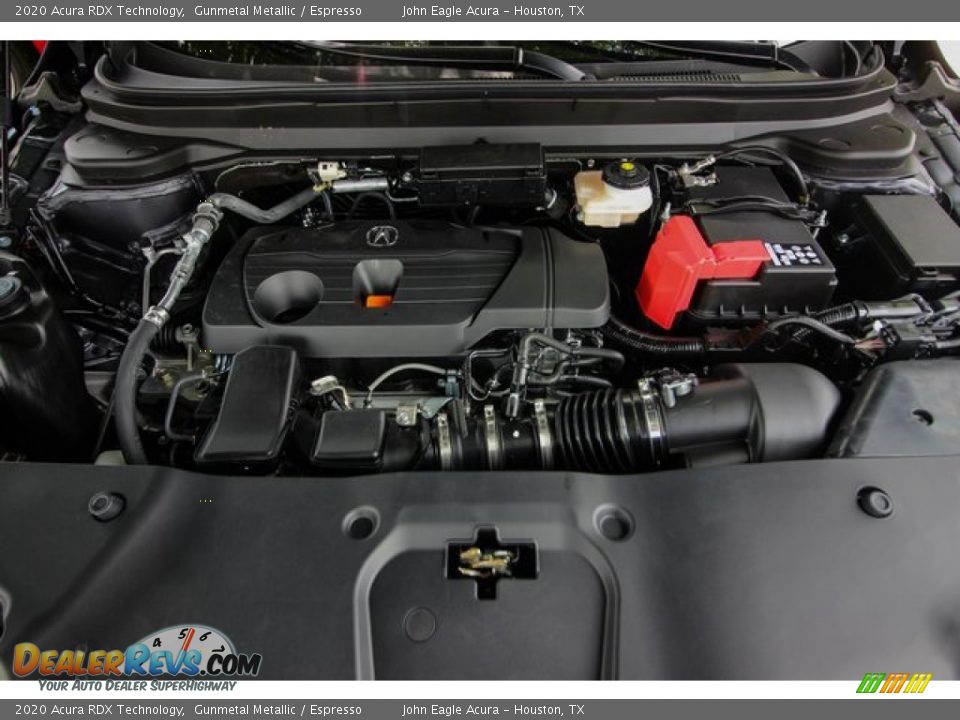 2020 Acura RDX Technology Gunmetal Metallic / Espresso Photo #24