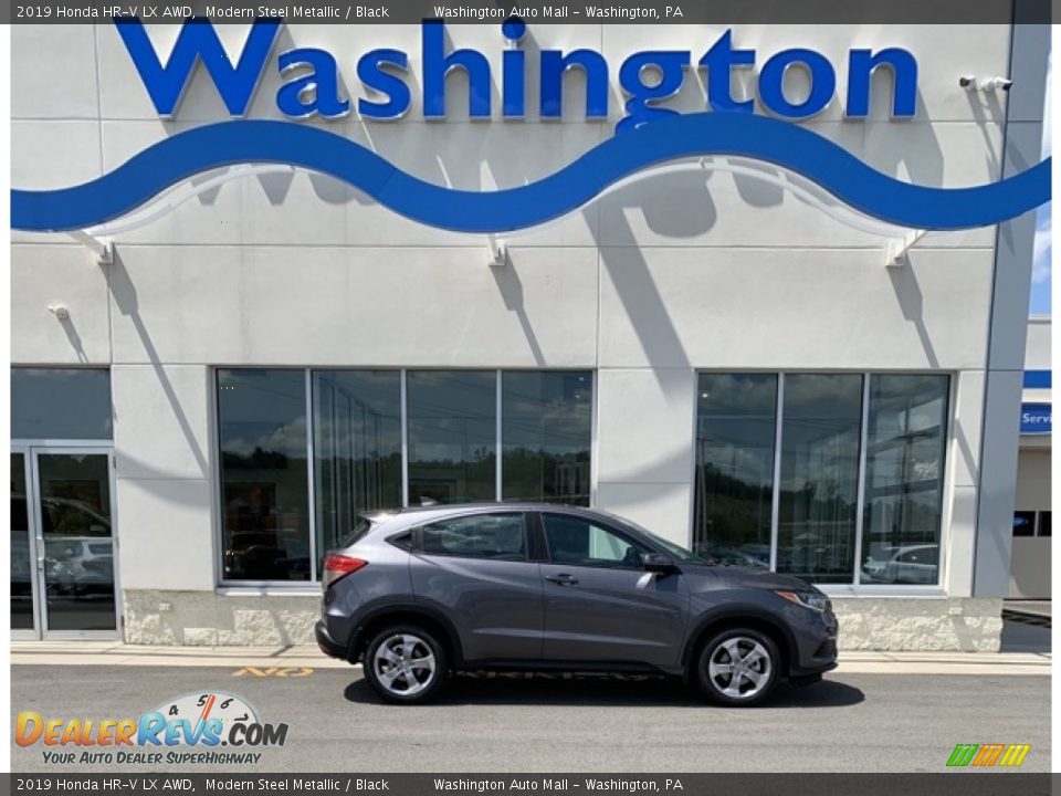 2019 Honda HR-V LX AWD Modern Steel Metallic / Black Photo #1