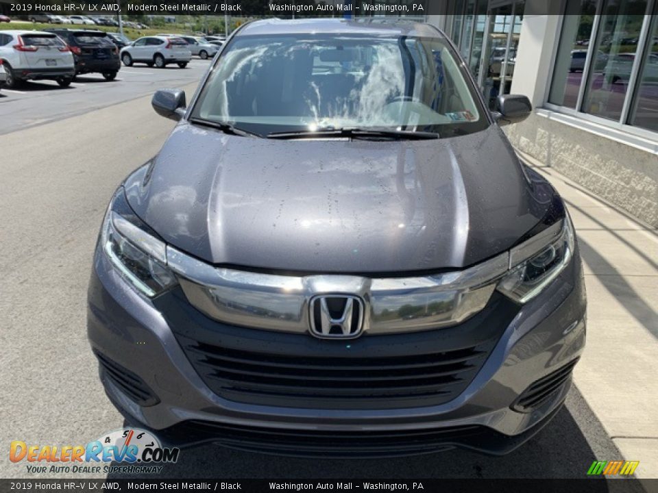 2019 Honda HR-V LX AWD Modern Steel Metallic / Black Photo #3