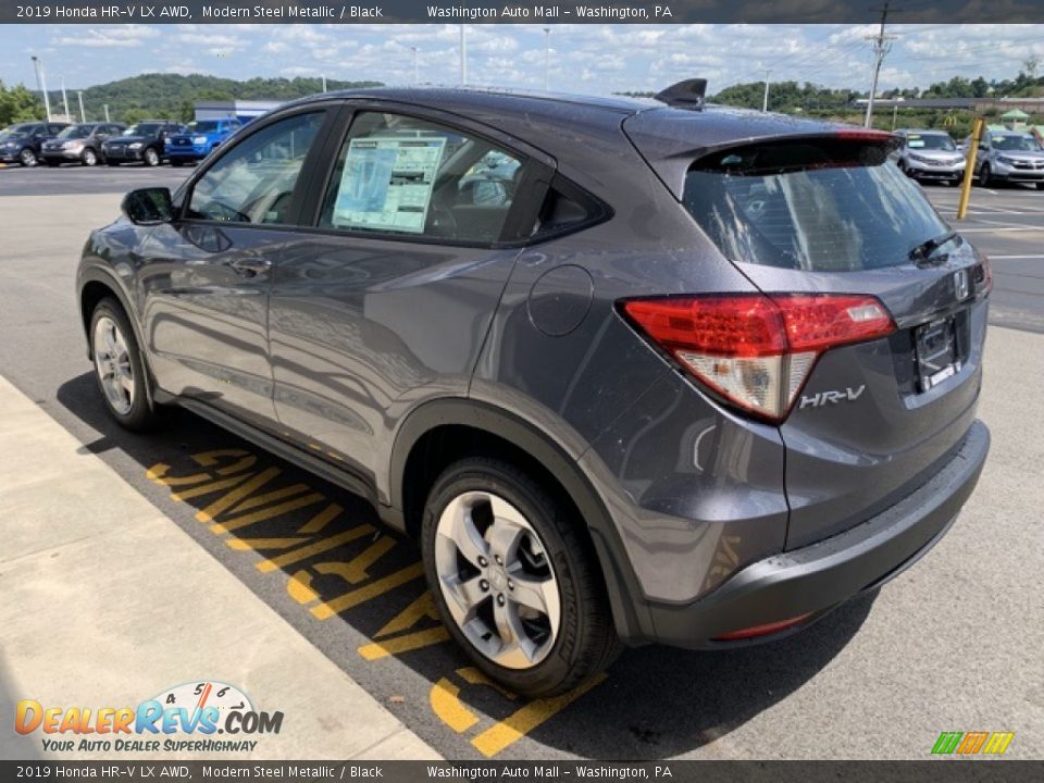 2019 Honda HR-V LX AWD Modern Steel Metallic / Black Photo #5