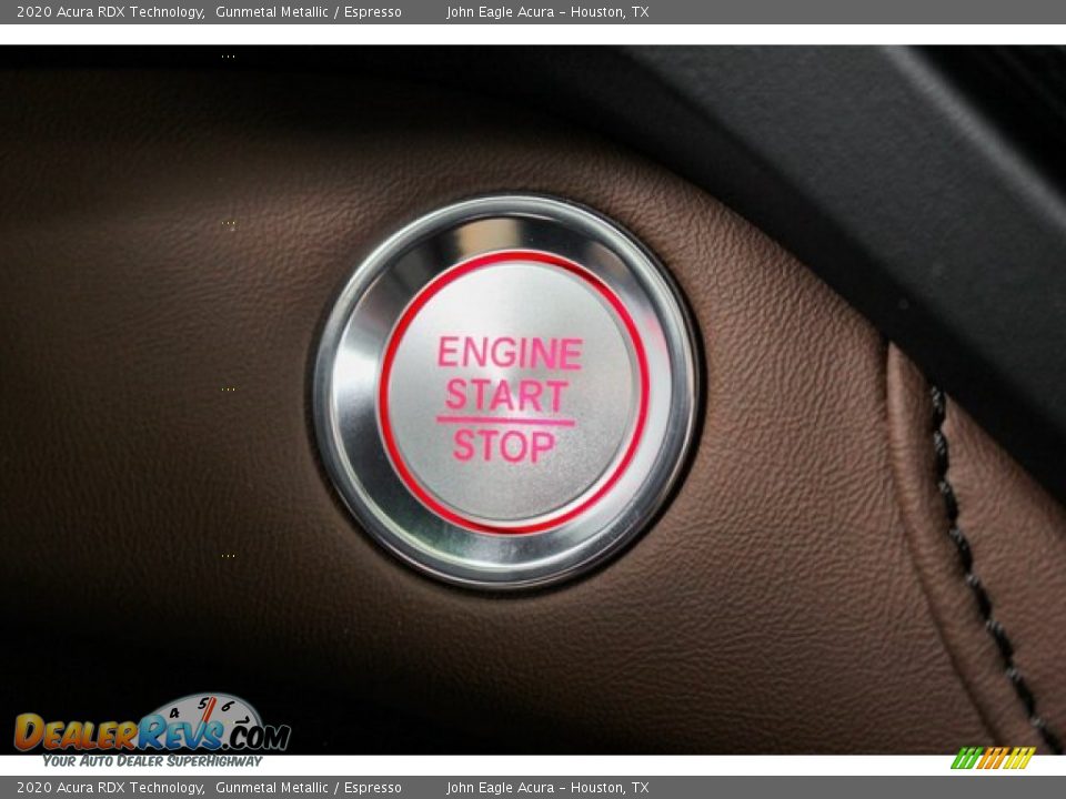 2020 Acura RDX Technology Gunmetal Metallic / Espresso Photo #30