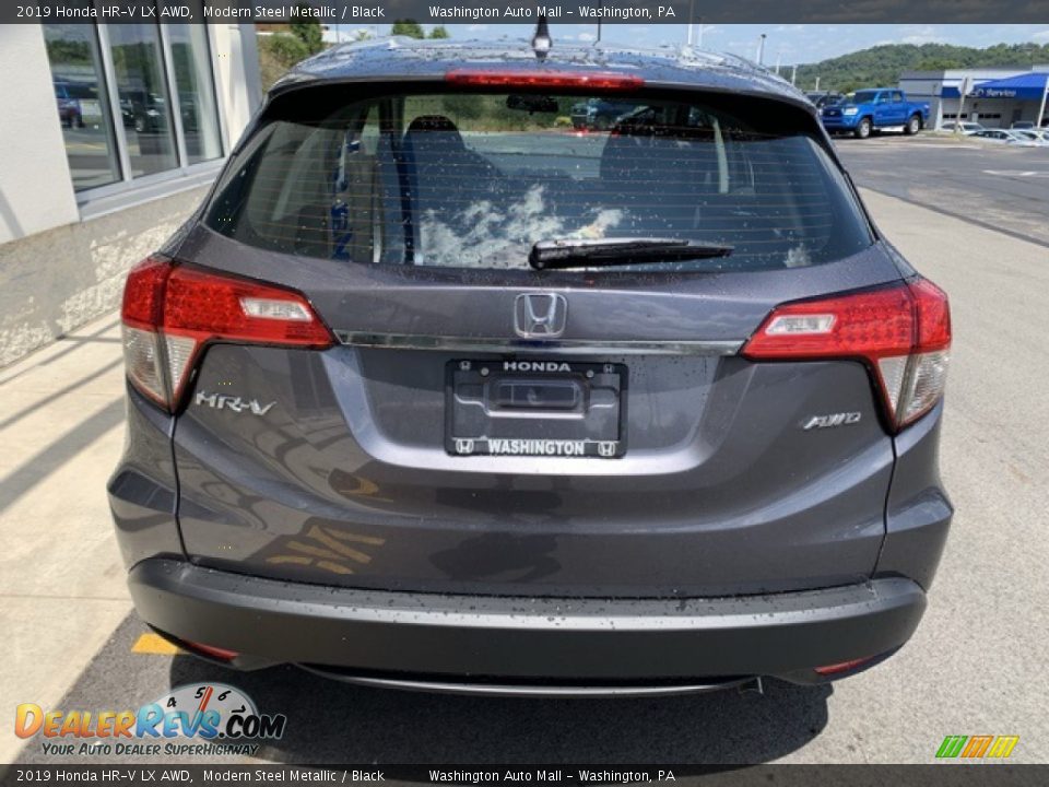 2019 Honda HR-V LX AWD Modern Steel Metallic / Black Photo #6