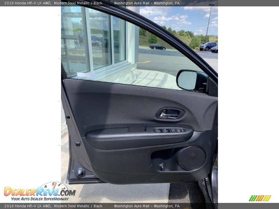 2019 Honda HR-V LX AWD Modern Steel Metallic / Black Photo #10