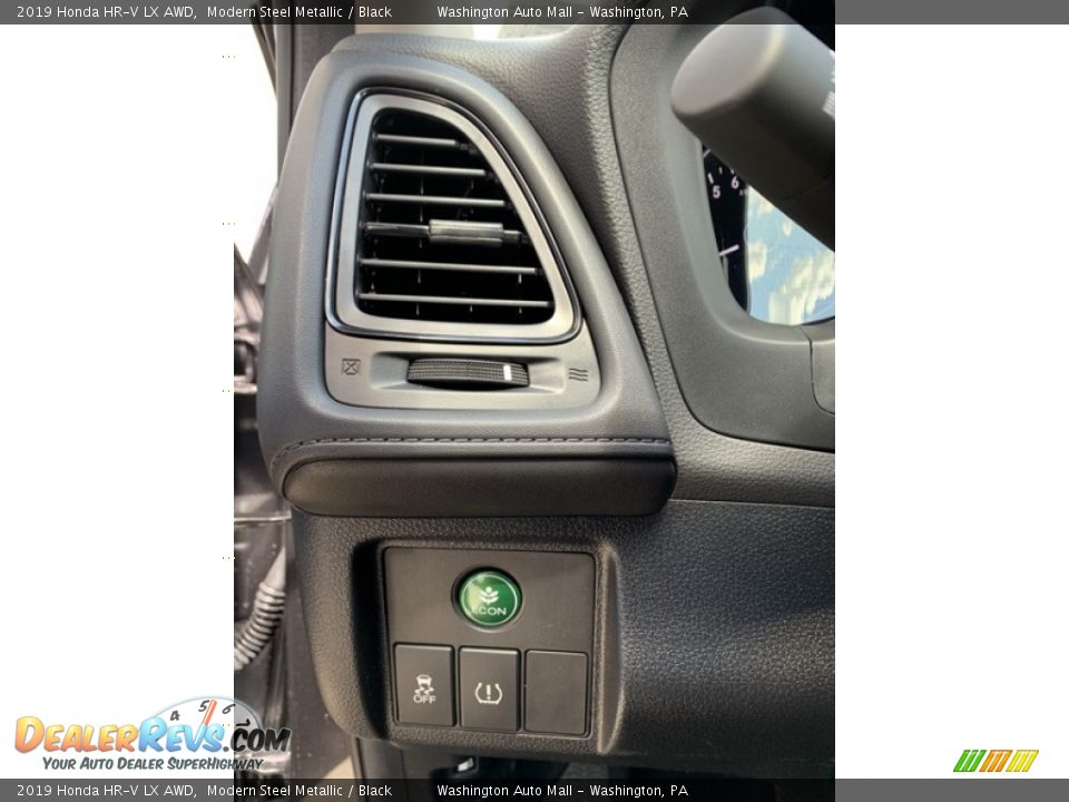 2019 Honda HR-V LX AWD Modern Steel Metallic / Black Photo #12