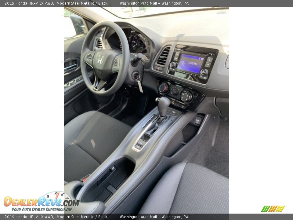 2019 Honda HR-V LX AWD Modern Steel Metallic / Black Photo #28