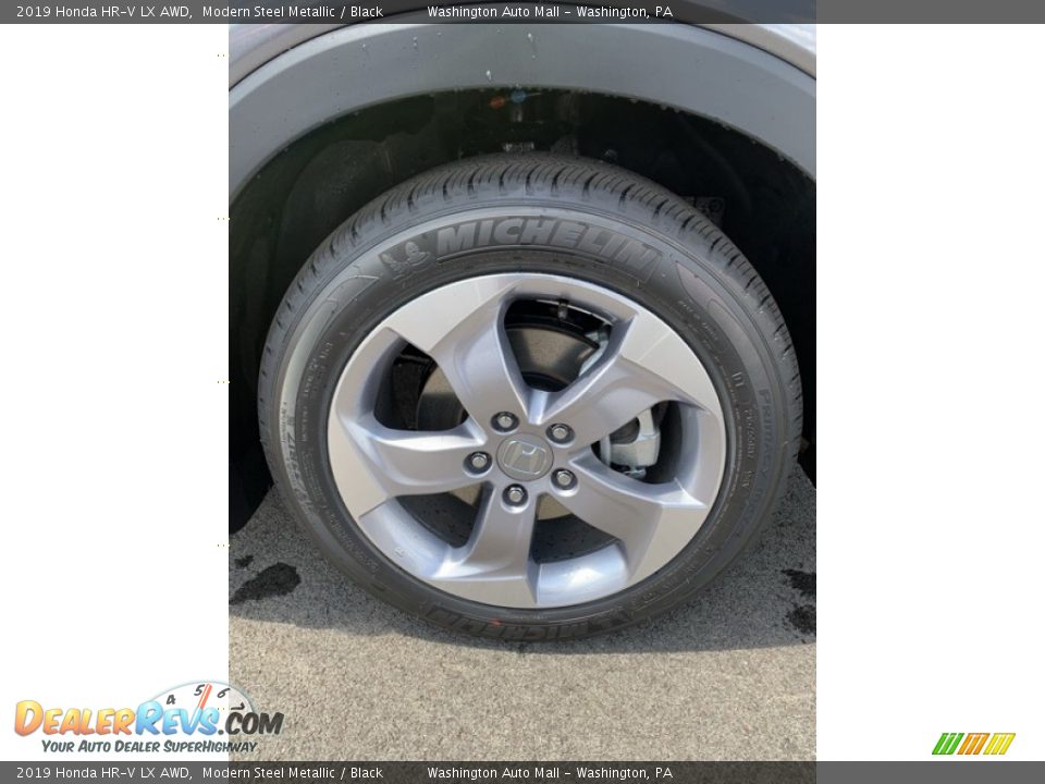 2019 Honda HR-V LX AWD Modern Steel Metallic / Black Photo #29